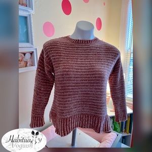 Zara Knitwear Fancy Collection Pink and Silver